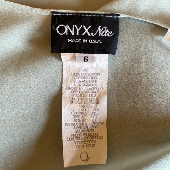 Formal seafoam color skirt set - Picture 6 of 8